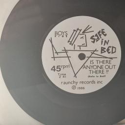 SAFE IN BED Whip it 7" single. RR 001
