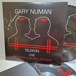 GARY NUMAN Telekon Live 02 Forum London 2x12" SIGNED picture disc LP. MM-VP2-1602C