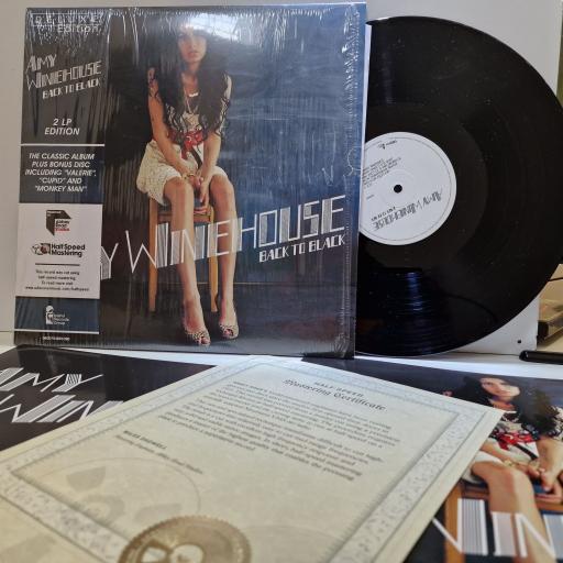 AMY WINEHOUSE Back to black 2x12" HALF SPEED MASTERING vinyl LP. 0600753691090