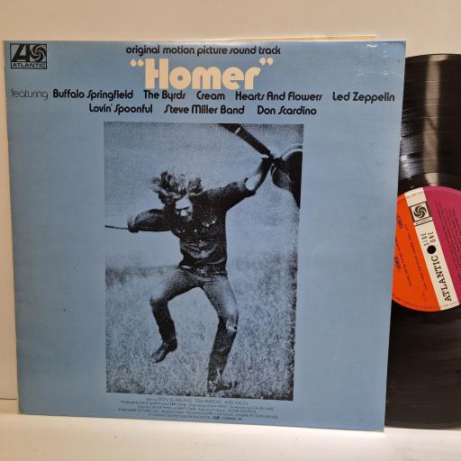 VARIOUS FT. THE BYRDS, BUFFALO SPRINGFIELD, LED ZEPPELIN, STEVE MILLER BAND Original Motion Picture Sound Track "Homer" 12" vinyl LP. 2400 137