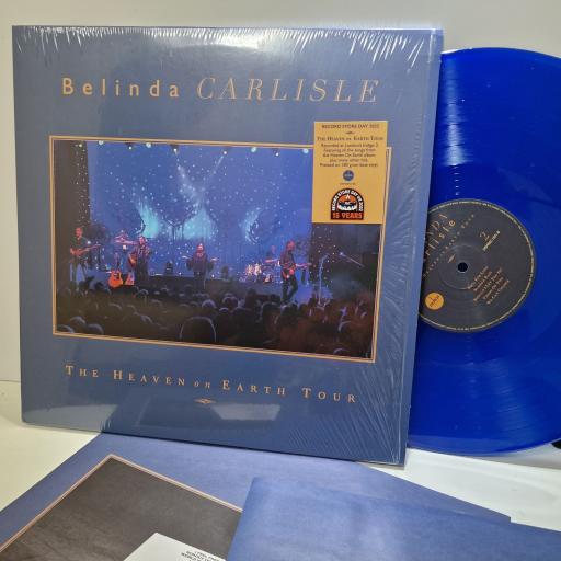 BELINDA CARLISLE The Heaven On Earth Tour 2x12" BLUE vinyl LP. DEMREC1001
