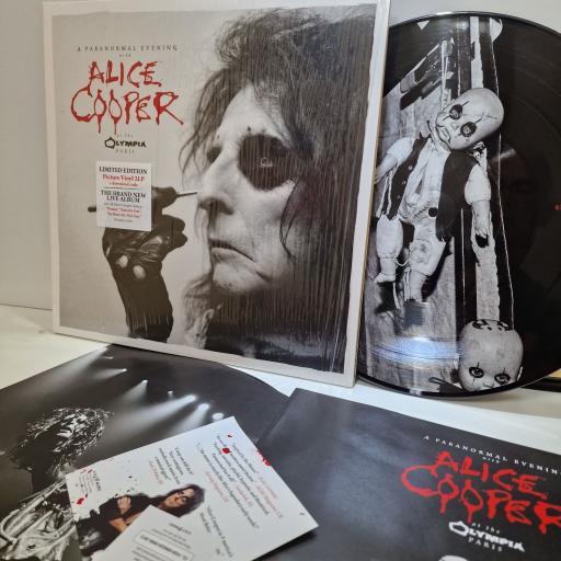 ALICE COOPER A paranormal evening with Alice Cooper- At the Olympia Paris 2x12" limited edition picture disc LP. 0213152EMU