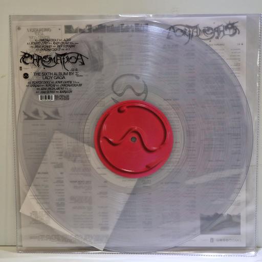 LADY GAGA Chromatica 12" limited edition vinyl CLEAR LP. 02508852961