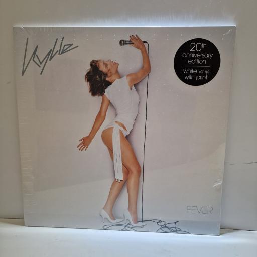 KYLIE MINOGUE Fever 12" Limited edition WHITE vinyl LP. 0190296683053