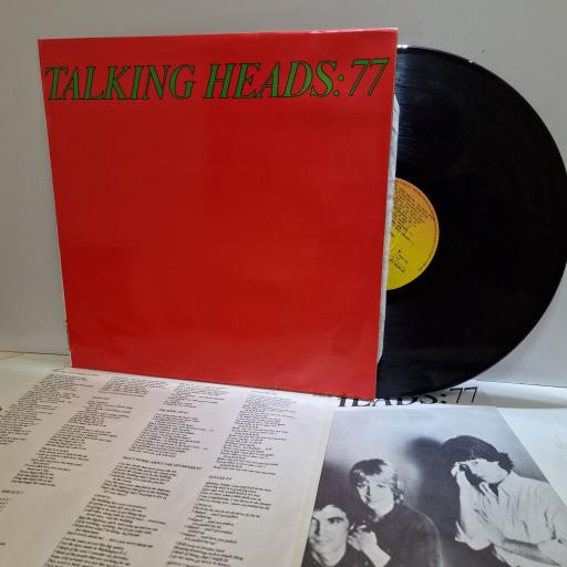 TALKING HEADS Talking Heads: 77 12" vinyl LP. SR6036NP