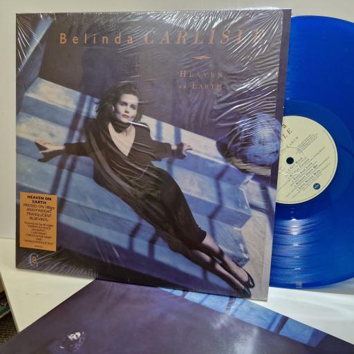 BELINDA CARLISLE Heaven On Earth 12" BLUE vinyl LP. DEMREC306