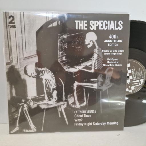 THE SPECIALS Ghost Town 12" vinyl 45 RPM Single. CHS TTH 1217