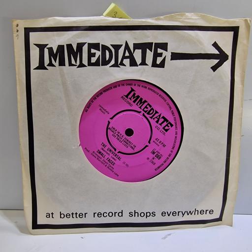 SMALL FACES The universal 7" single. IM069