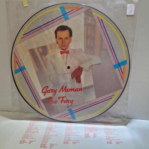 GARY NUMAN The fury 12" picture disc LP. NUMAX1003