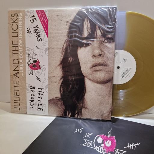 JULIETTE & THE LICKS ...Like a bolt of lightning 12" SILVER AND GOLD vinyl EP. 5060626462373