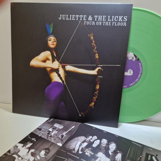 JULIETTE & THE LICKS Four on the floor 12" vinyl LP. VSR006