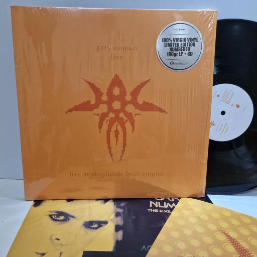 GARY NUMAN Live at Shepherds Bush Empire 2x12" vinyl LP. 0212946EMX