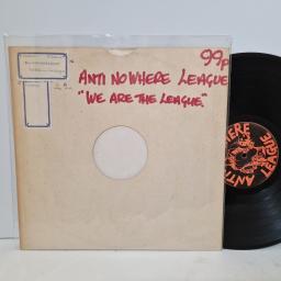 ANTI NOWHERE LEAGUE We Are... The League 12" Vinyl. LP. LMNOP1.