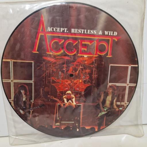ACCEPT Accept. Restless & Wild. 12" Vinyl PICTURE DISC. LP. HMI PD 6.