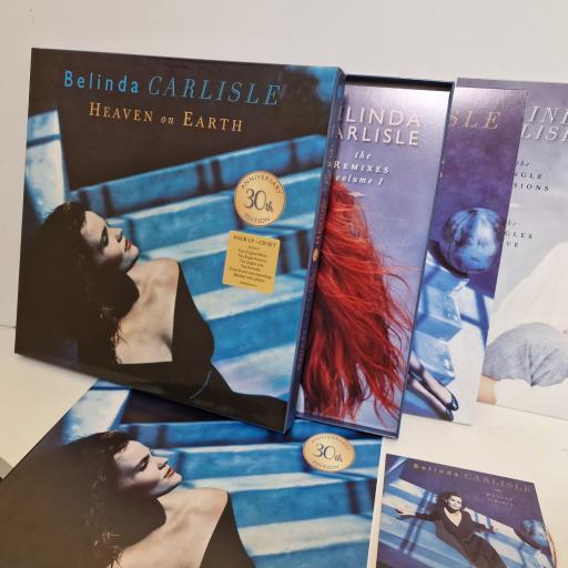 BELINDA CARLISLE Heaven On Earth 12" Deluxe Limited Edition BOX SET 4x vinyl, 1x CD Album, LP. DEMRECBOX14.