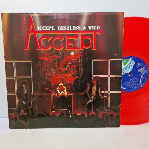 ACCEPT Accept. Restless & Wild Limited Edition 12" RED Vinyl. LP. HMI LP.