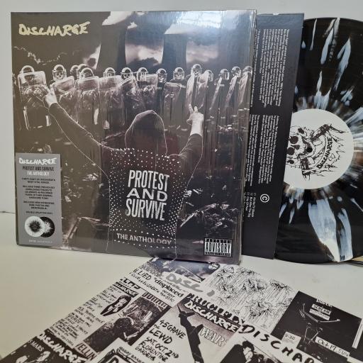 DISCHARGE Protest and Survive: The Anthology. 12" 2x Vinyl. LP. BMGCAT424DLP.