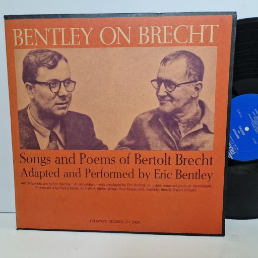 ERIC BENTLEY Bentley On Brecht 12" Vinyl. LP. FH 5434.