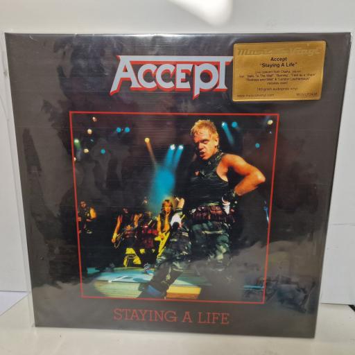 ACCEPT Staying A Life Limited Edition 12" Vinyl. LP. MOVLP2438.
