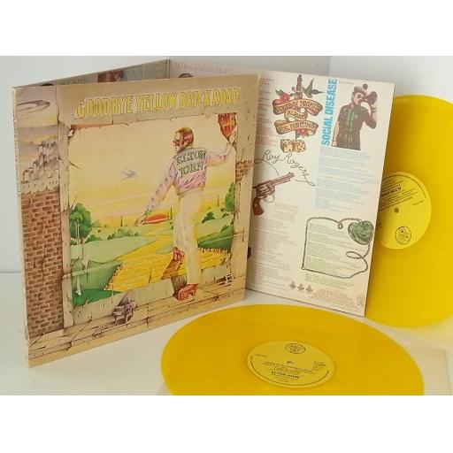 ELTON JOHN goodbye yellow brick road DJE29001   yellow vinyl
