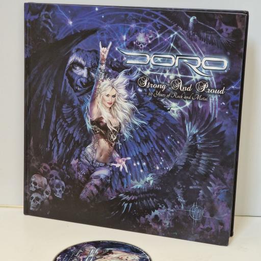 DORO Strong And Proud (30 Years Of Rock And Metal) 2x BLU-RAY, 3x DVD-VIDEO, 1x COMPACT DISC set. 727361335342