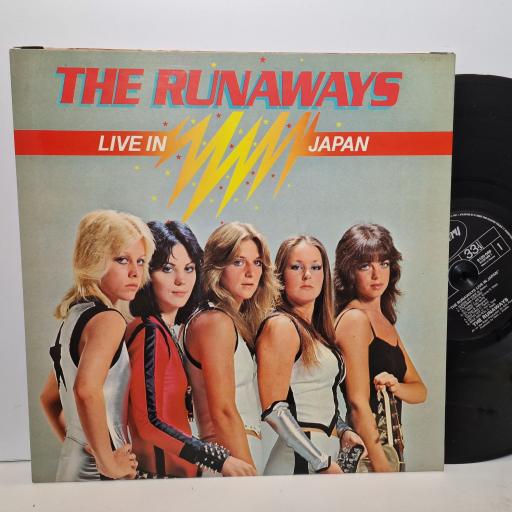 THE RUNAWAYS Live in Japan 12" vinyl LP. 9100046