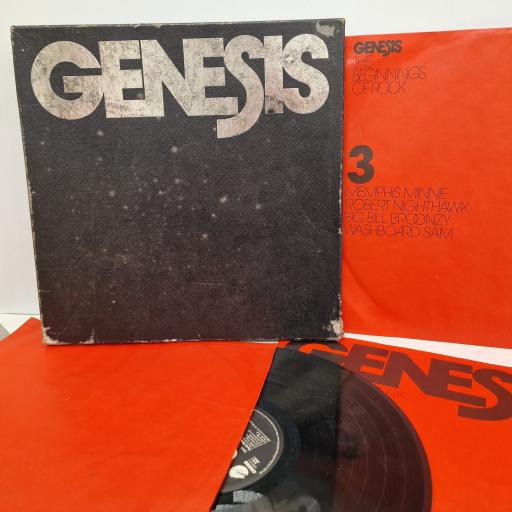 VARIOUS FT. MUDDY WATERS, LEROY FOSTER, ROBERT NIGHTHAWK, MEMPHIS MINNIE Genesis: The Beginnings Of Rock 4x12" vinyl LP box set. 6641047