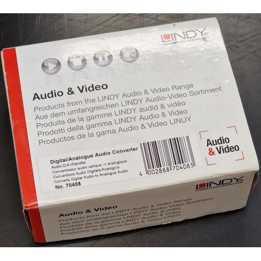 lindy digital to analog audio converter 70408