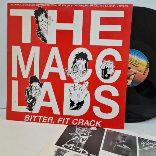 THE MACC LADS Bitter, Fit Crack 12" Vinyl. LP. WKFM LP 100.