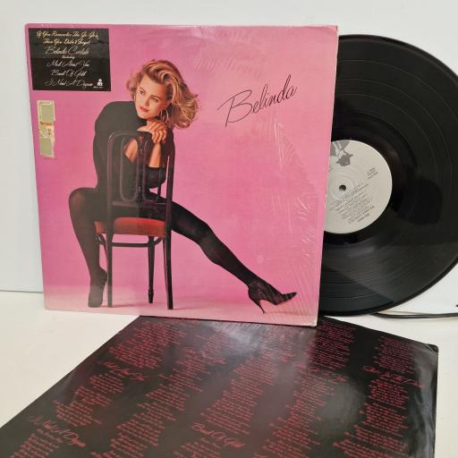 BELINDA CARLISLE Belinda 12" Vinyl. LP. IRS-5741