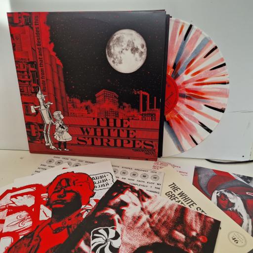 THE WHITE STRIPES Aside From That And Besides This: The White Stripes Greatest Hits 12" 3x coloured Vinyl. LP. TMR 700.