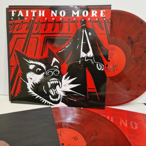 FAITH NO MORE King for a day Fool For A Lifetime 2x12" RED MARBLED vinyl LP. MOVLP934