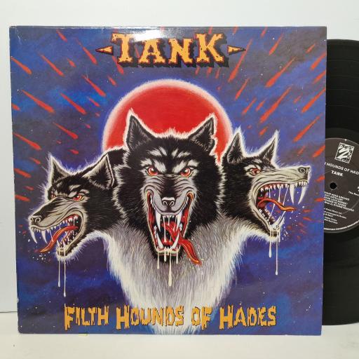 TANK Filth hounds of Hades 12" vinyl LP. KAMLP1