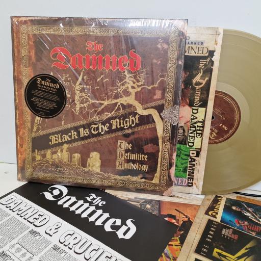THE DAMNED Black is the night 12" 4x Gold Vinyl. LP. BMGCAT409QLP