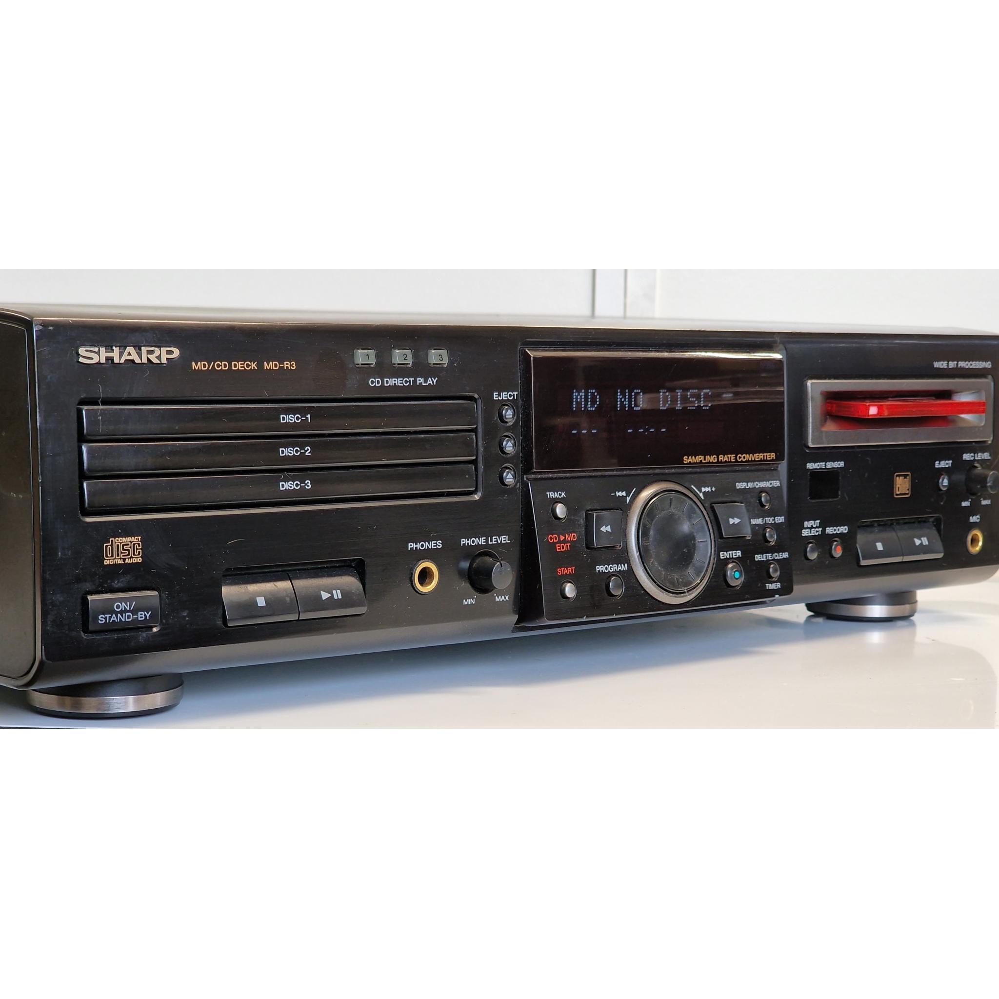 SHARP MDR3 MD/CD Minidisc /Cd Player