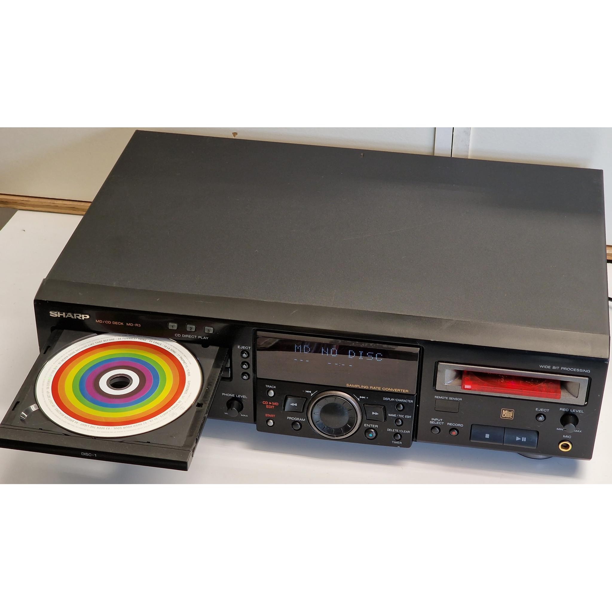 SHARP MDR3 MD/CD Minidisc /Cd Player