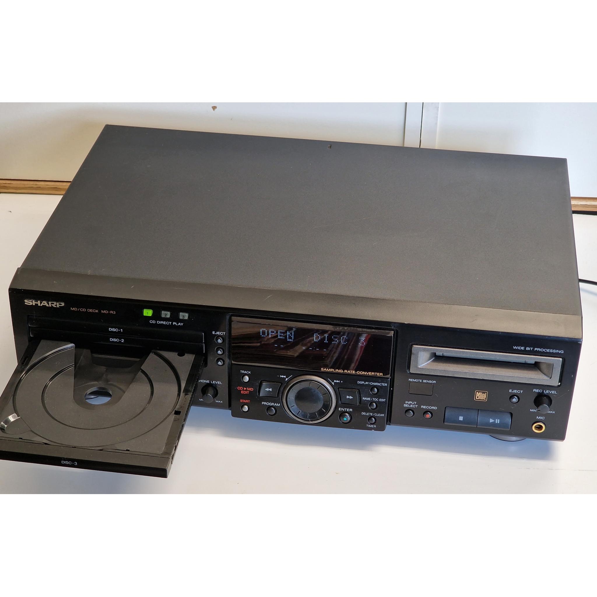SHARP MDR3 MD/CD Minidisc /Cd Player