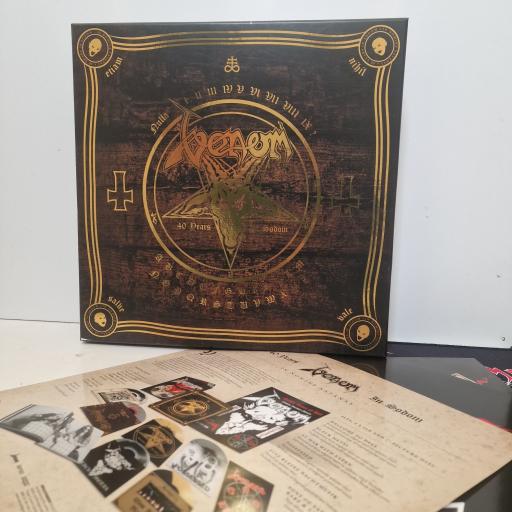 VENOM In Nomine Satanas Deluxe Limited Edition Box Set 8x 12" & 1x 7" Vinyl. LP. 45 RPM. BMGCAT666BOX.