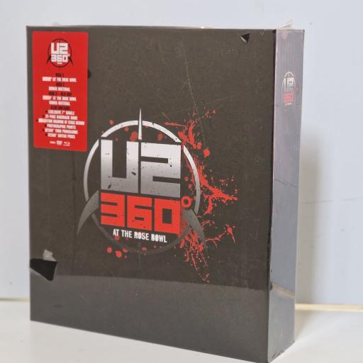 U2 U2360 At The Rose Bowl Super Deluxe Limited Edition Box Set 7" Vinyl. 2x DVD, Blu-ray. 2737614.