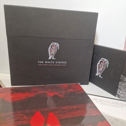 THE WHITE STRIPES Under Great White Northern Lights Limited Edition Box Set 2x 12" & 1x 7" Vinyl. 2x DVD. CD. LP. TMR-015.