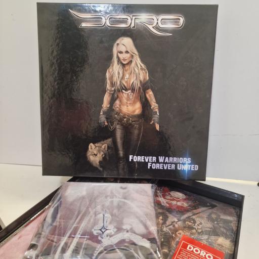 DORO Forever Warriors Forever United Limited Edition Box Set 4x 12" Vinyl. 2x CD's. LP. NB 3833-4.