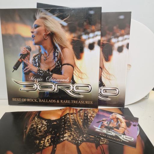 DORO Magic Diamonds - Best Of Rock, Ballads & Rare Treasures Limited Edition Box Set 4x 12" Vinyl. 1x CD. LP. RDP 0021-VC.