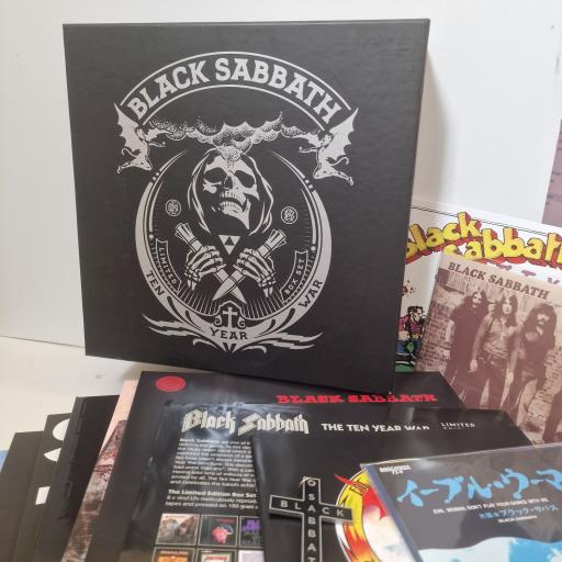 BLACK SABBATH The Ten Year War Limited Deluxe Edition Box Set 8x 12" & 2x 7" Vinyl. Memory Stick. LP. BMGCATBOX73.