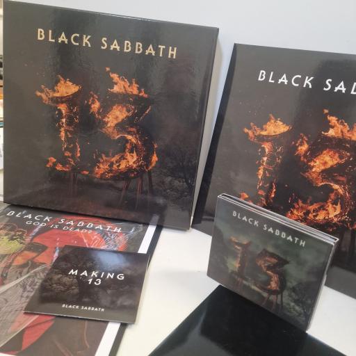 BLACK SABBATH 13 Deluxe Limited Edition Box Set 2x 12" Vinyl. 2x CD. DVD. LP. 602537349593.