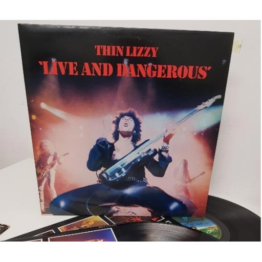 THIN LIZZY, live and dangerous, 6641 807, 2x12" LP