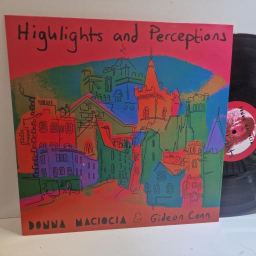 DONNA MACIOICIA & GIDEON CONN Highlights & perceptions 12" vinyl EP. BD26045-01