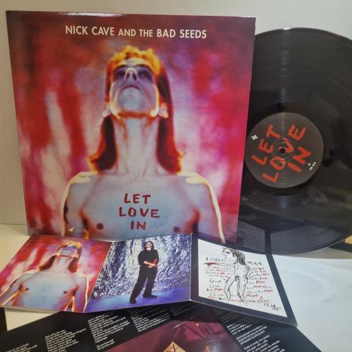 NICK CAVE AND THE BAD SEEDS Let love in LIMITED EDITION 12" vinyl LP. STUMM123