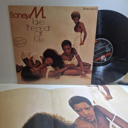 BONEY M. Take the heat off me 12" vinyl LP with POSTER . 27573OT