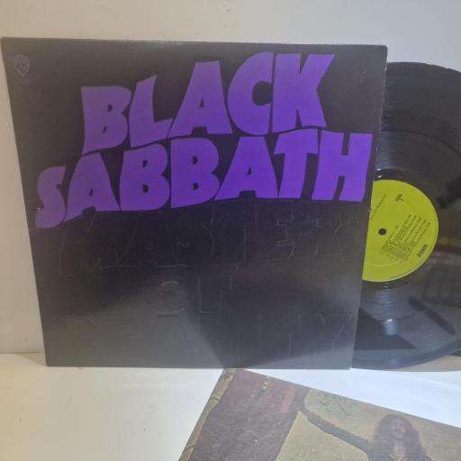 BLACK SABBATH Master of reality 12" vinyl LP and poster. BS2562