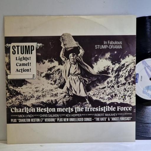 STUMP Charlton Heston 12" Vinyl. 45 RPM. ENYX 614.